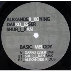 Alexander Koning - Alexander Koning - Basic Melody - Kingfu Records