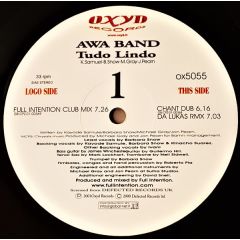Awa Band - Awa Band - Tudo Lindo (Part 1) - Oxyd Records