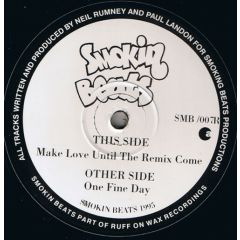 Smokin Beats - Smokin Beats - One Fine Day / Make Love - Smokin Beats