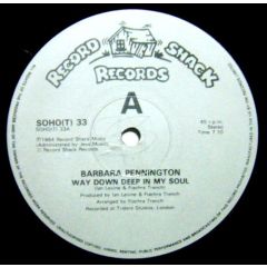 Barbara Pennington - Barbara Pennington - Way Down Deep In My Soul - Record Shack
