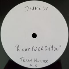 Dupl'X Feat. Richard Rogers - Dupl'X Feat. Richard Rogers - Right Back On You - Vinyl Soul
