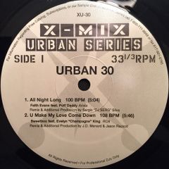 Various Artists - Various Artists - X-Mix Urban Series 30 - X-Mix