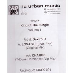 Dextrous - Dextrous - King Of The Jungle Vol. 1 - King Of The Jungle