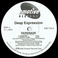 Deep Expression - Deep Expression - Serenade - Emotive