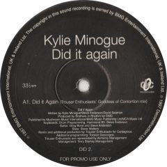 Kylie Minogue - Kylie Minogue - Did It Again - Deconstruction