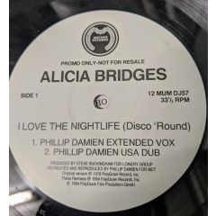 Alicia Bridges - Alicia Bridges - I Love The Nightlife (Disco 'Round) - Mother Records