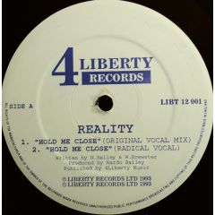 Reality - Reality - Hold Me Close - 4 Liberty 1