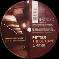 Petter  - Petter  - These Days - Deep Records