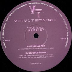 Steve Blake - Steve Blake - Feelin - Vinyl Tension
