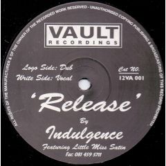 Indulgence - Indulgence - Release - Vault Recordings