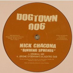 Nick Chacona - Nick Chacona - Binding Spheres - Dogtown