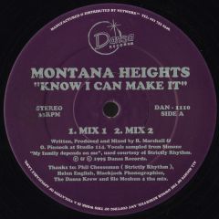 Montana Heights - Montana Heights - Know I Can Make It - Dansa