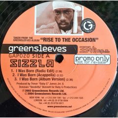 Sizzla - Sizzla - I Was Born/All Is Well/Give Me A Try - Greensleeves
