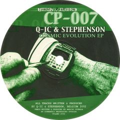 Q-Ic & Stephenson - Q-Ic & Stephenson - Cosmic Evolution EP - Currently Processing