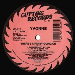 Yvonne - Yvonne - Theres A Party Going On - Cutting