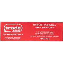 Steve Haswell - Steve Haswell - Set Me Free - Trade