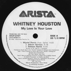 Whitney Houston - Whitney Houston - My Love Is Your Love - Arista