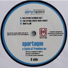 Spartaque - Spartaque - A Taste Of Freedom EP - Perfect Groove