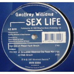 Geoffrey Williams - Geoffrey Williams - Sex Life - Movement Records