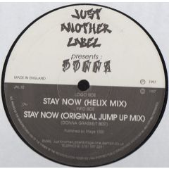 Donna - Donna - Stay Now - Just Another Label
