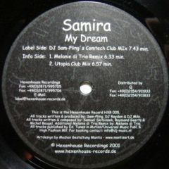 Samira - Samira - My Dream - Hexenhouse Records