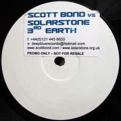 Scott Bond Vs Solarstone - Scott Bond Vs Solarstone - 3rd Earth - Deep Blue