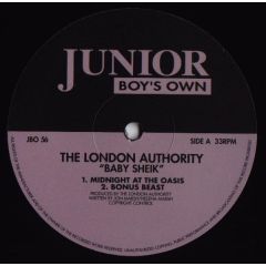 London Authority - London Authority - Baby Sheik - Junior Boys Own