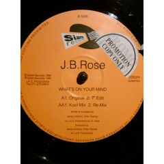 J.B.Rose - J.B.Rose - What's On Your Mind - Siam Records