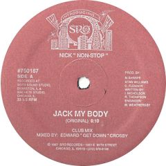 Nick "Non-Stop" - Nick "Non-Stop" - Jack My Body - SRO