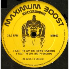 DJ Swan-E And The Undacut - DJ Swan-E And The Undacut - The Way I Do - Maximum Boost Recordings