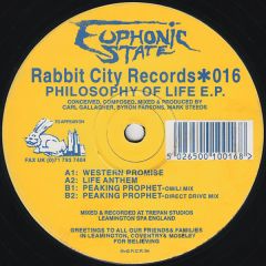 Euphonic State - Euphonic State - Philosophy Of Life EP - Rabbit City