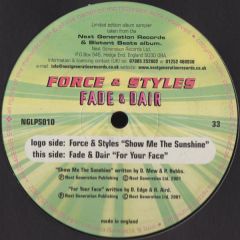 Force & Styles - Force & Styles - Show Me The Sunshine - Next Generation