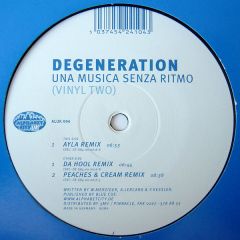 Degeneration - Degeneration - Una Musica Ritmo (Disc 2) - Alphabet City