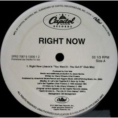 Garth Brooks - Garth Brooks - Right Now (Jason Nevins Mixes) - 	Capitol Records