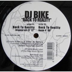 DJ Bike - DJ Bike - Back To Reality - Bzrk Black Label 6