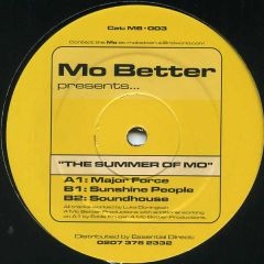 Mo Better - Mo Better - The Summer Of Mo - Mo Better Records