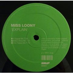 Miss Loony - Miss Loony - Explain - Sirup