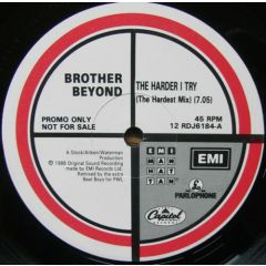 Brother Beyond - Brother Beyond - The Harder I Try (Remix) - Parlophone