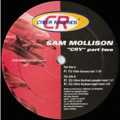 Sam Mollison - Sam Mollison - Cry (Part Two) - Cyber Records
