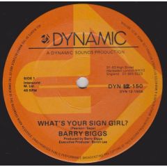 Barry Biggs - Barry Biggs - Whats Your Sign Girl - Dynamic