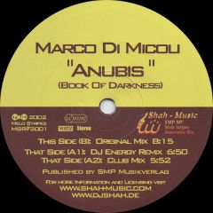 Marco Di Micou - Marco Di Micou - Anubis - Melo Stripes