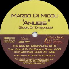 Marco Di Micou - Marco Di Micou - Anubis - Melo Stripes