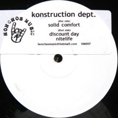 Konstruction Dept. - Konstruction Dept. - Solid Comfort E.P - Honchos Music