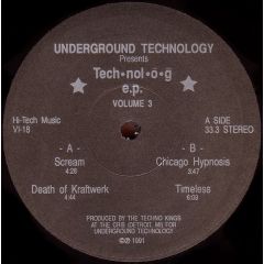 Underground Technology - Underground Technology - Tech Nol O G EP - Underground Technology