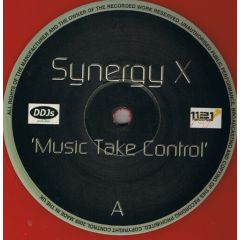 Synergy X - Synergy X - Music Take Control (Red Vinyl) - Ddjs