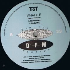 TOT - TOT - What U R - DFM