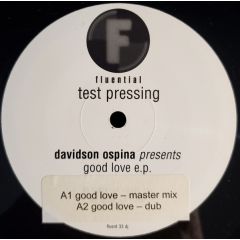 Davidson Ospina - Good Love EP - Fluential