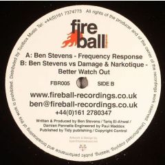 Ben Stevens - Ben Stevens - Frequency Response - Fireball