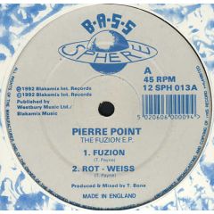 Pierre Point - Pierre Point - The Fuzion E.P. - Bass Sphere