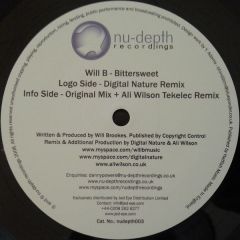 Will B - Will B - Bittersweet - Nu-Depth